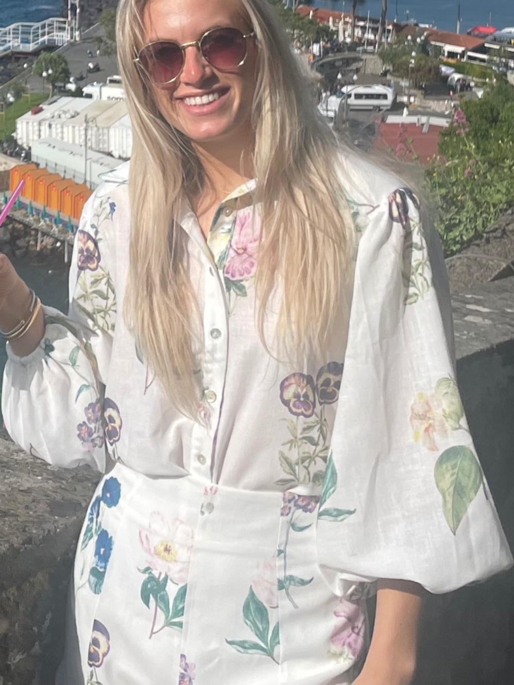 White floral set from Lina